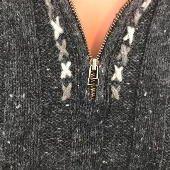 Woolrich grey women’s XL quarter zip sweater - Picture 2 of 6